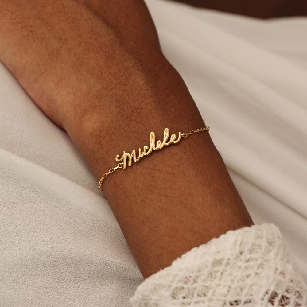 Actual Handwriting Bracelet | Handwritten Name Signature Jewelry Personalized Gift Mother's Day Gifts Christmas