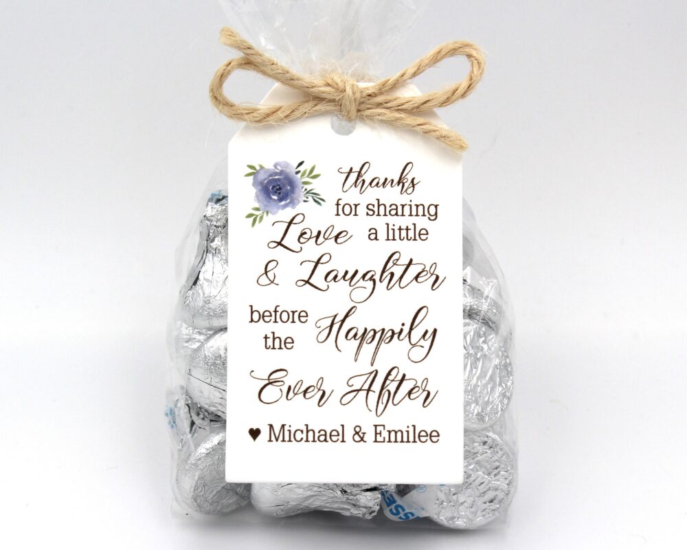 Lavender Rose Rehearsal Dinner Favor Kit | Love Laughter Happily Ever After Wedding Favor Kits, Diy Idea