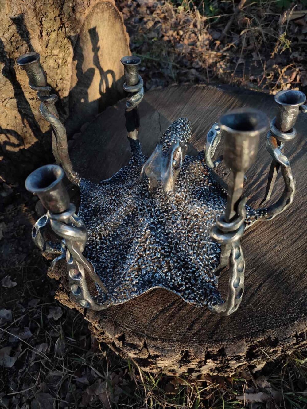 Candle Holder, Octopus, Wedding, Tentacle, Anniversary, Birthday, Christmas, Sea, Ocean, Ship, Newlywed, Groom, 6Th Iron Gift