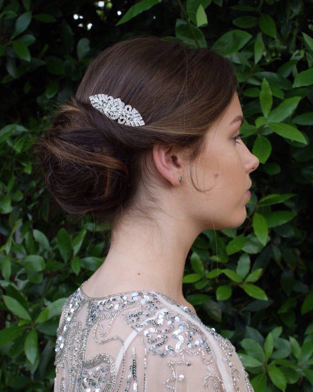 Art Deco Comb Wedding Hair Accessory, 1930S Headpiece, Bridal Comb, Vintage Headpiece, Crystal Uk