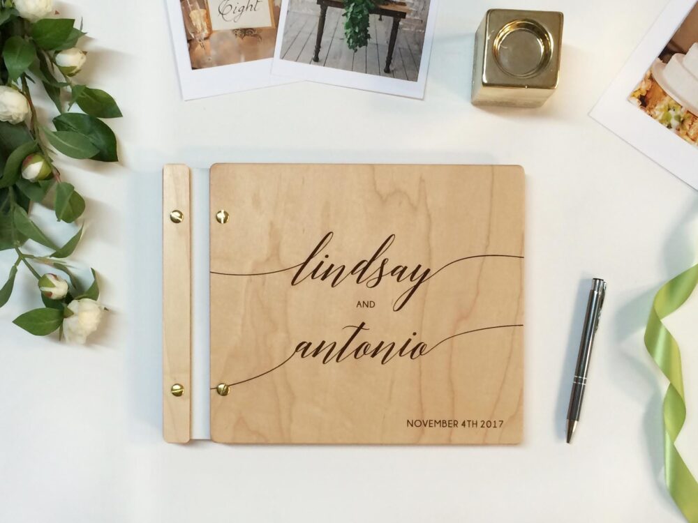 Wedding Guest Book Photo Guestbook Booth Album Custom Unique Boho