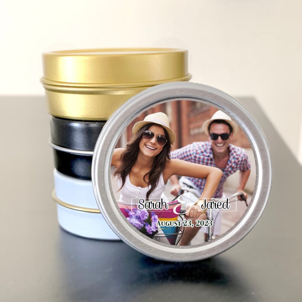 Personalized Photo Wedding Favor Tins Mint To Be, Rehearsal Dinner