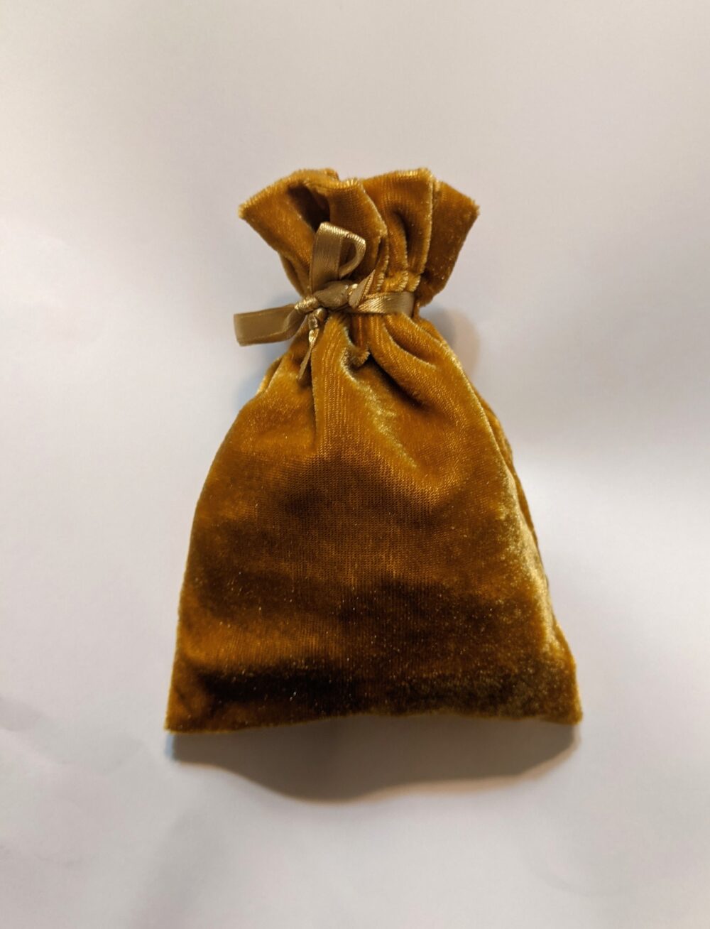 Velvet Drawstring Bag 4x6 6x9 3x4 In. Harvest Gold Thick Plush Stretch Velvet Storage Pouch Rosary Wedding Party Favor Jewelry Dice Gift