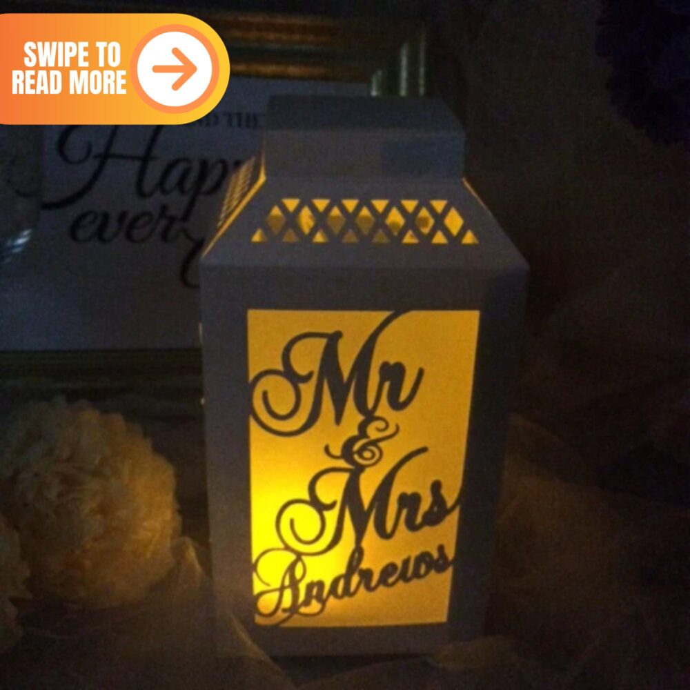 Mr & Mrs Sign, Wedding Decorations, Rehearsal Dinner Lantern Centerpiece Wedding, Centerpieces For Paper Luminaries