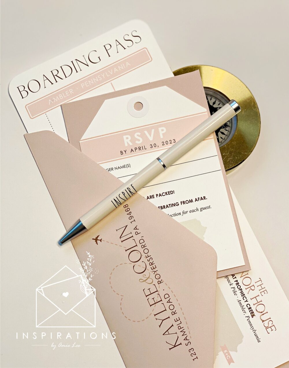 Boarding Pass Wedding Invitations, Destination Wedding, Beach Plane Ticket Invitation, Travel Theme, Mexico, Island