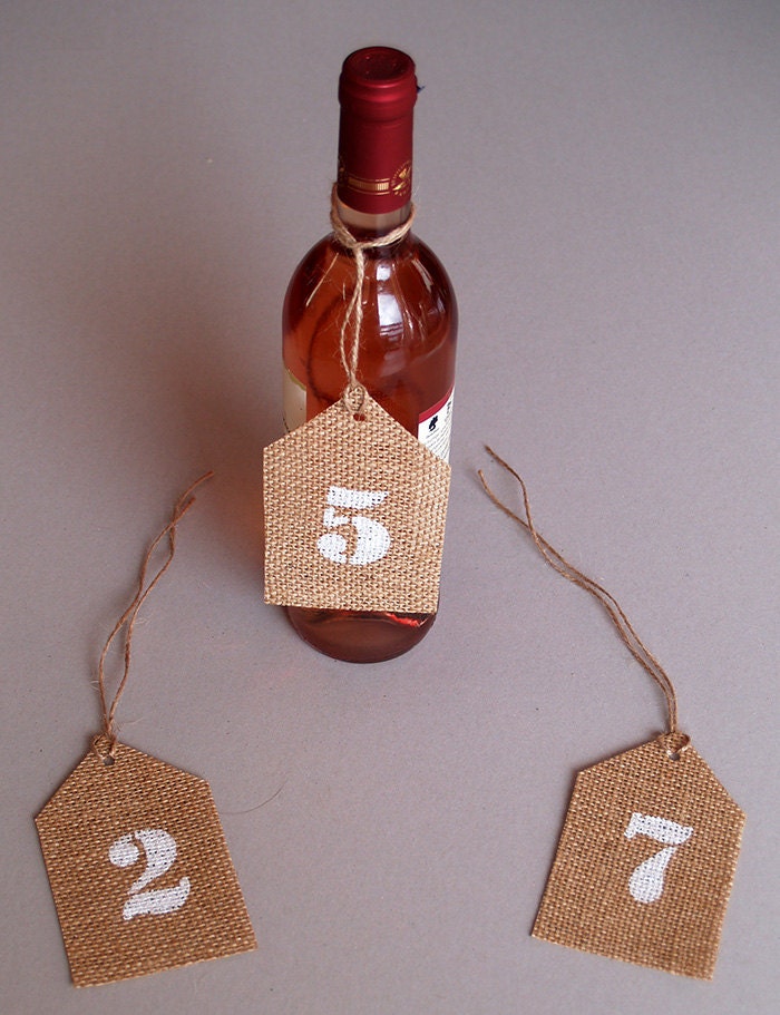 Burlap Table Numbers.reception Numbers, Rustic Wedding, Wedding Party Numbers