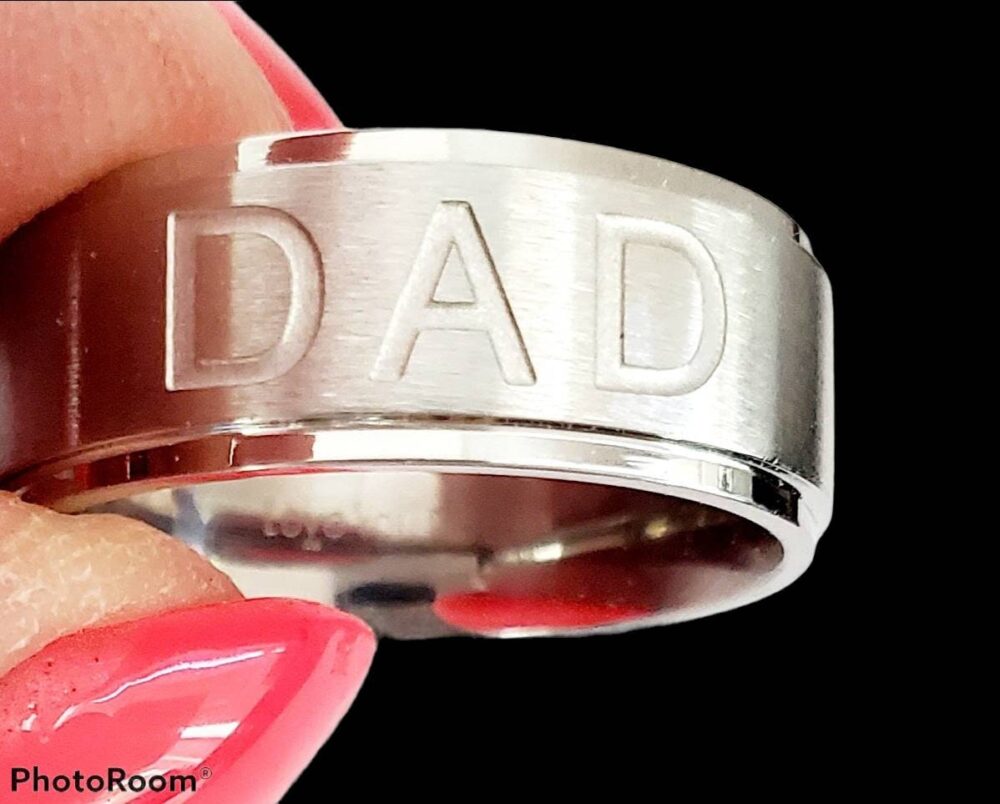 Men Name Ring/Friendship Ring For Men/Personalized Dad Ring/Husband Ring/His Custom Ring/Hand Stamped Personalized Man Ring/Name