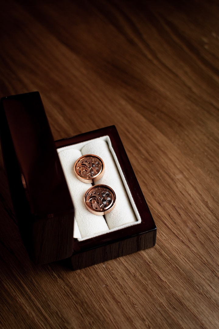 Cufflinks Made With Real Omega Watch Movements Cufflinks, Unique Steampunk Gift, Vintage Retro Metal Mechanical Jewelry