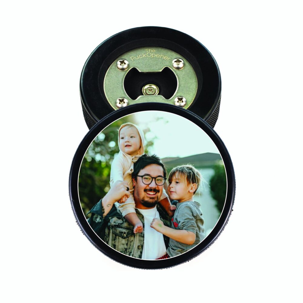 Fathers Day Hockey Gift, Dad Father's Hockey, Puck Bottle Opener, Gift From Son, Father Daughter, Birthday
