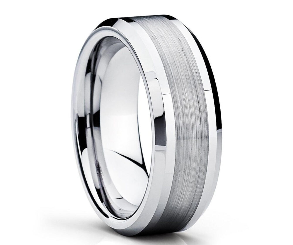 Men's Cobalt Wedding Ring, Anniversary Ring, Engagement Ring, Cobalt Band, Unique Ring, Men & Women, Beveled Edges, Comfort Fit