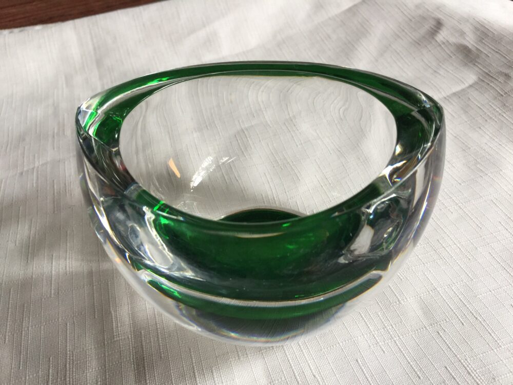 Blown Glass Candle, Clear Votive, Art Votive, Blown Votive, Glass Candle Bowl, Glass Votive, Candle Bowl