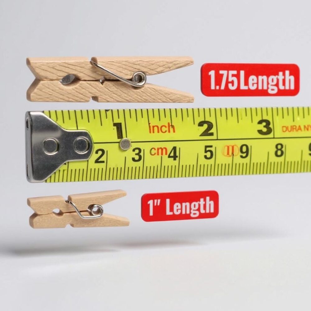 Clothespins Natural Wood Wedding Clips Tiny Mini Baby Shower Clothes Pins Craft
