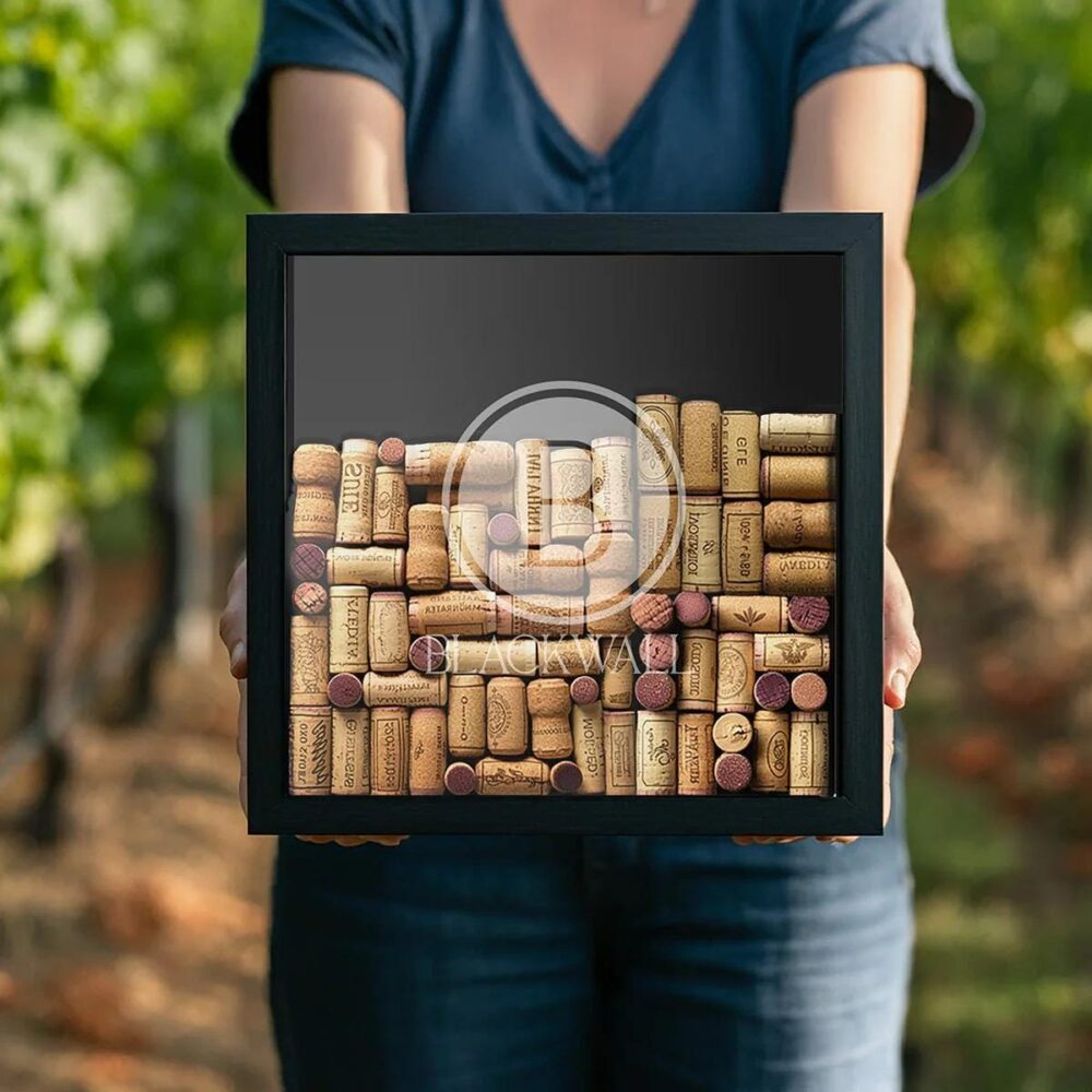Custom Wine Cork Box - Shadow Box, Holder, Boxes, Lover Gift, Housewarming Gift