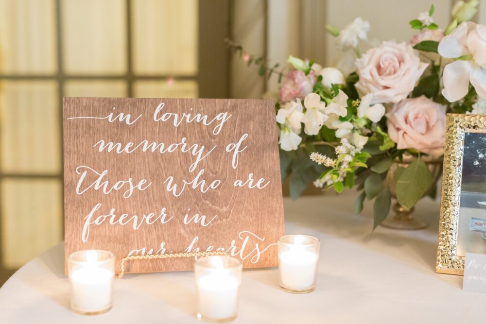 In Loving Memory Sign, Loving Memory Wedding Sign, in Memory, Wood Signs, Sign Mem008