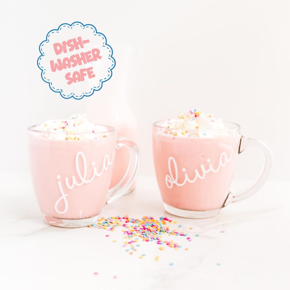 Personalized Coffee Mug Dishwasher Safe, Bridesmaid Gift For Her Custom Mugs, Birthday Present Glass With Name, Tea Cup