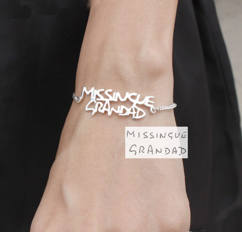 Signature Bracelet - Handwriting Memorial Personalized Jewelry Bridesmaid Gift Mother Christmas Gift