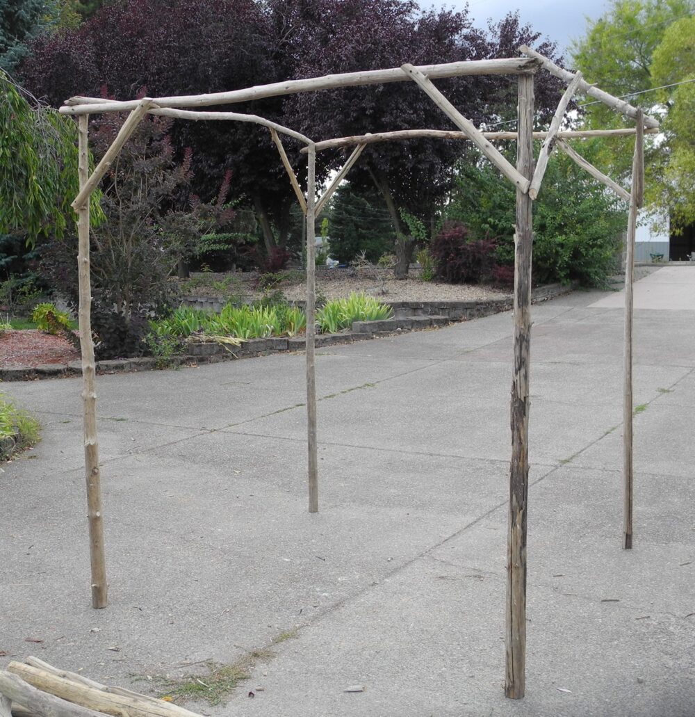 Driftwood Chuppah Wedding Arch Arbor Canopy Huppah Jewish Ceremony H 7 Ft X W 6Ft Free Standing Ch1