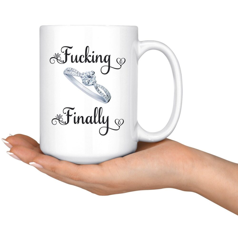 Funny Wedding Gift For Women, Marriage Gift, Just Married Coffee Cup, Bridal Shower, Engagement Mug, Party Bride