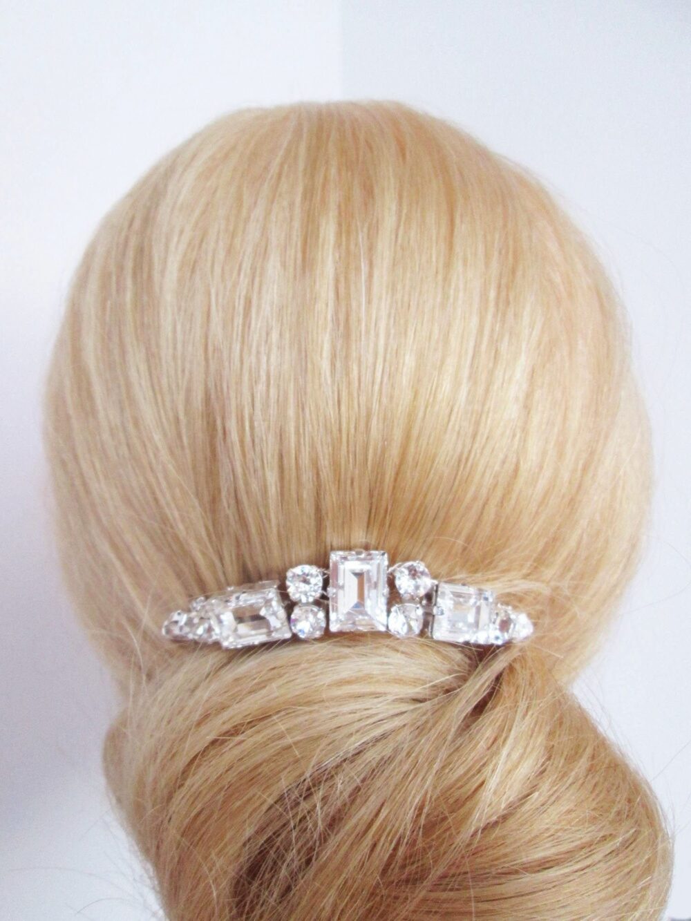 Crystal Bridal Hair Comb, Wedding Rhinestone Clip, Small Comb