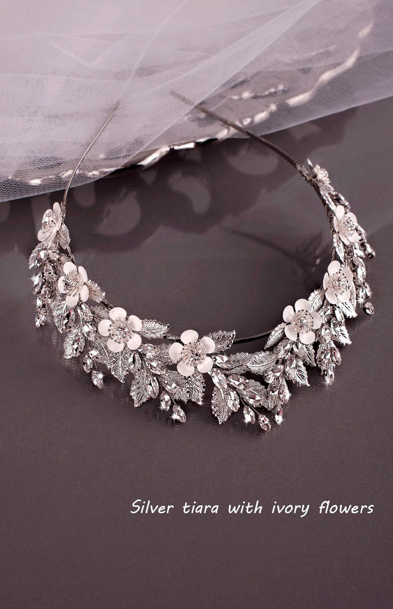 Bridal Tiara Wedding Hairpiece Rhinestone Crown Crystal Headband Hair Piece