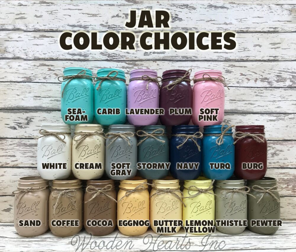 Mason Jar Wedding Decor Head Table Distressed Ball Quart Centerpiece Bridal Baby Shower White Gray Pink Peony/Hydrangea Flower Optional