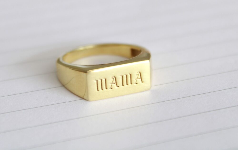 Mama Ring, Ring For Mom, Mom Gold Mum Mother, Rings, Gold, Gift