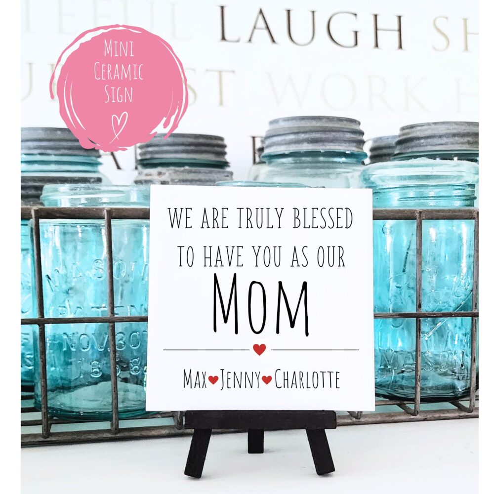 Mother Sign. Rustic Mother Sign, Farmhouse Style Mothers Day Signs, Mom Gifts For Moms, Gifts, Sign Mom, Coaster