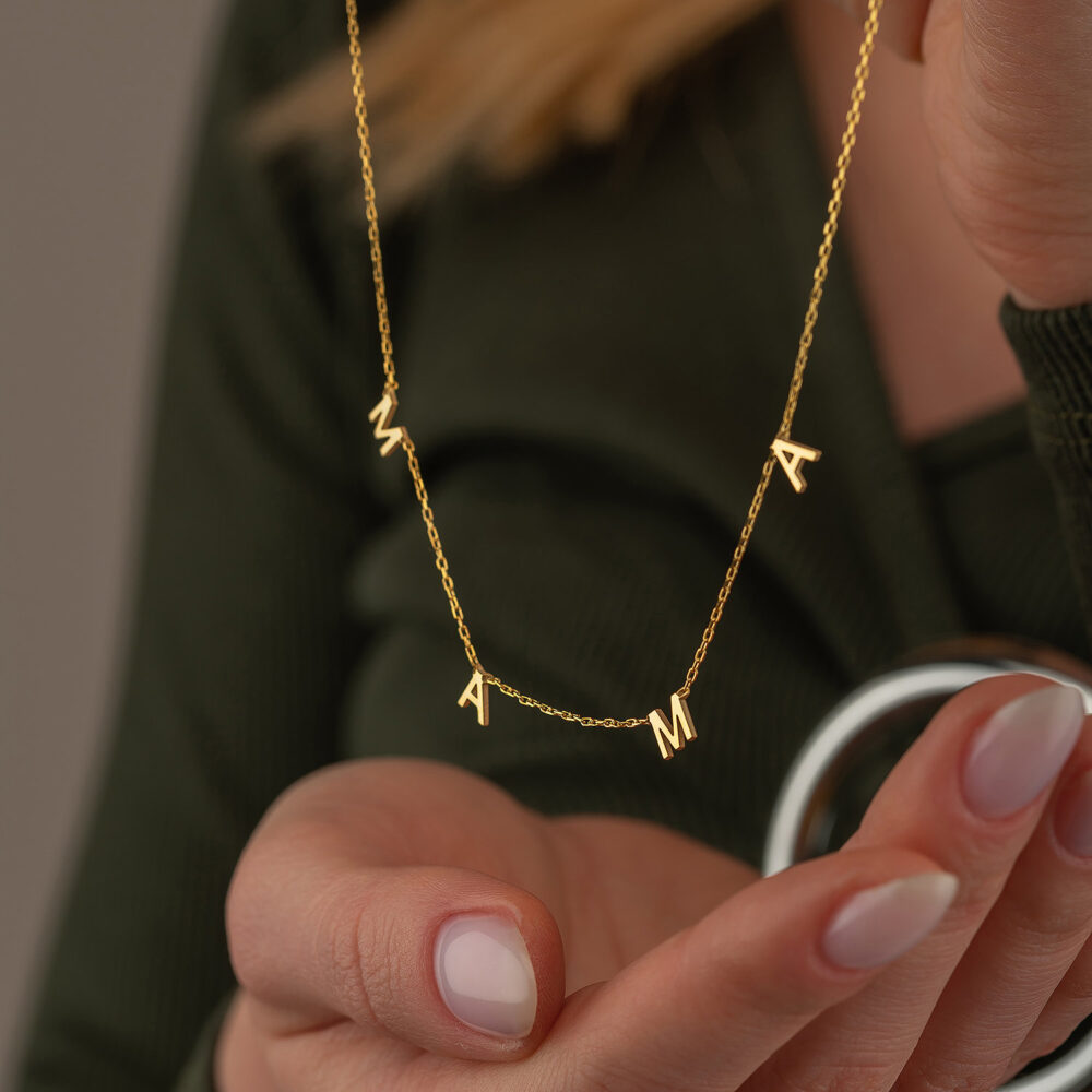 Dainty Mama Necklace Mother Mothers Day Gift For Mom Christmas Gift Personalized Jewelry Birthday Gifts For Her