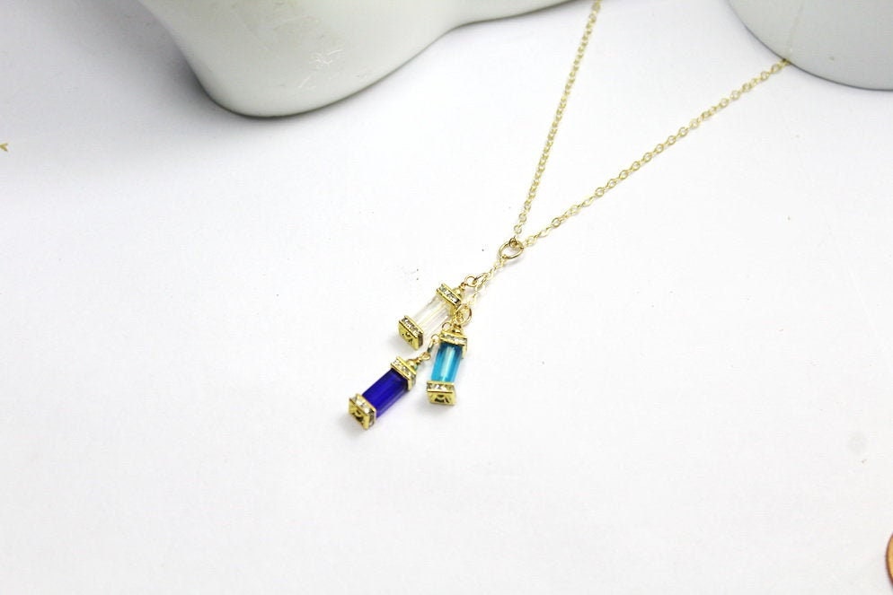 Three Birthstones Necklace, Mother Wife Gift.three Birthstone Necklace, Family Birthstone Necklace, 3 Sisters Birthstones.3 Best Friends Gift