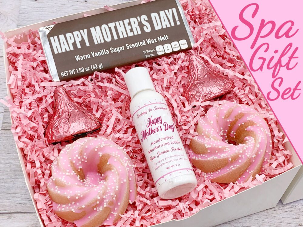 Mothers Day Spa Gift Set, Personalized Relaxation Basket From Daughter Son, Gift, Set For Mother Day, Best Mom Ever Box
