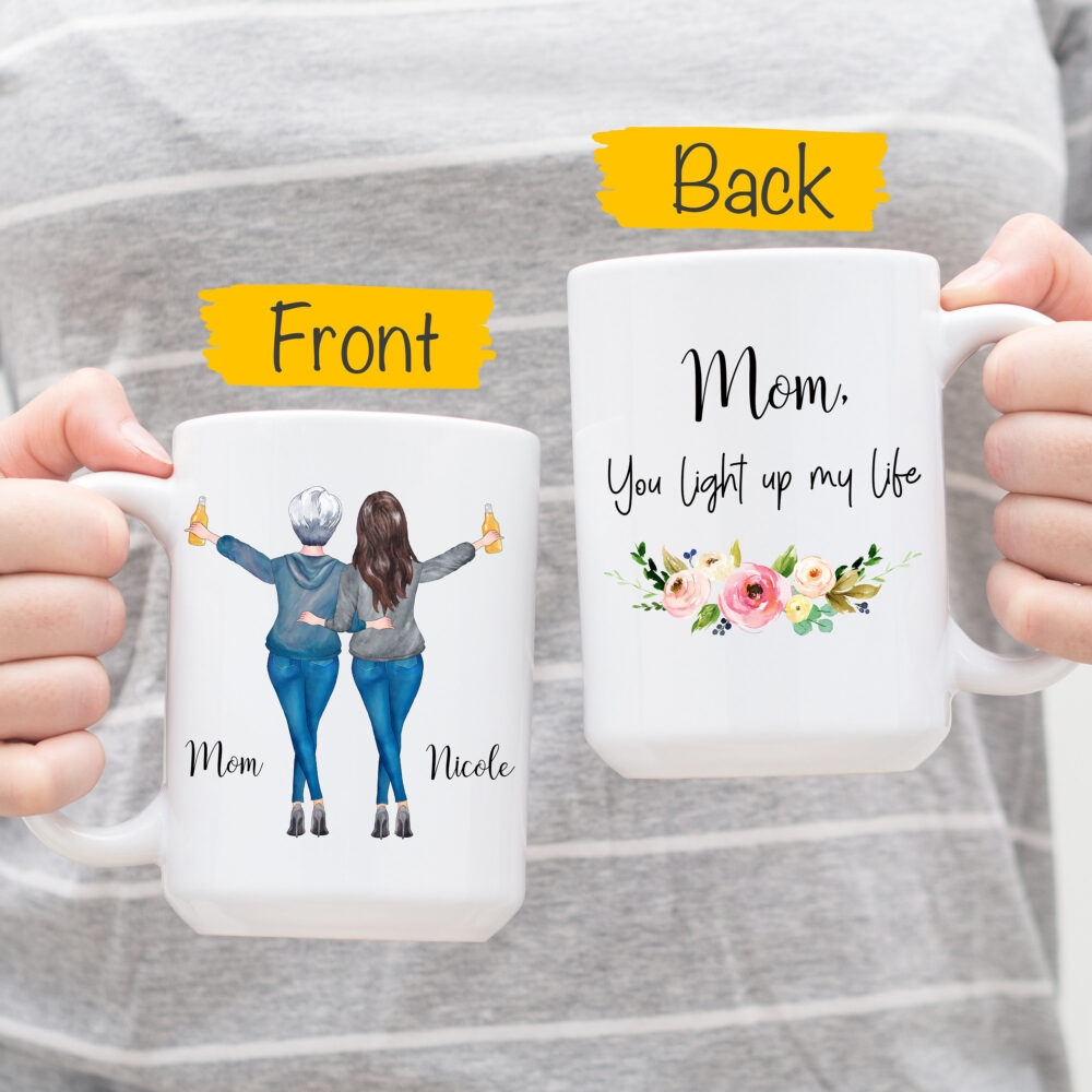 Mother's Day Gift, Birthday Mom Gift, Custom Mother Mug, Mum Personalized Coffee Cup