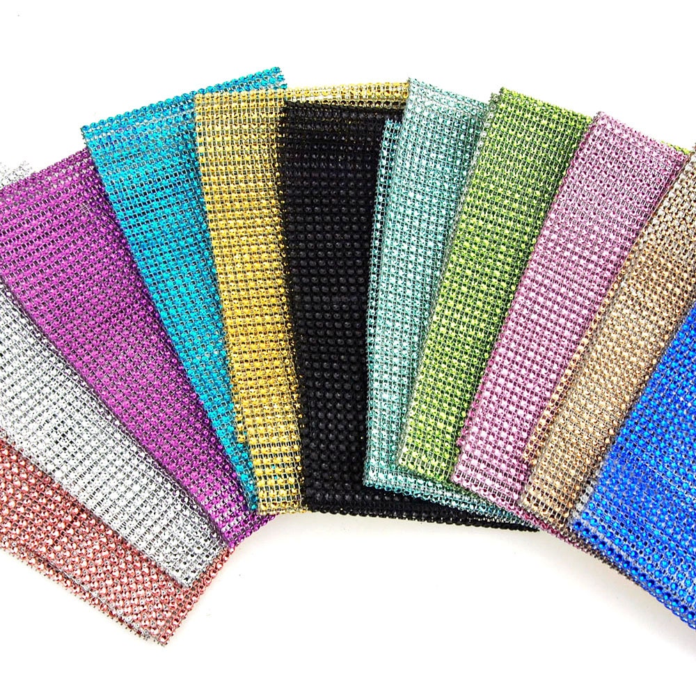 Rhinestone Diamond Mesh Wrap Ribbon, 4-3/4-Inch, 1 Yard