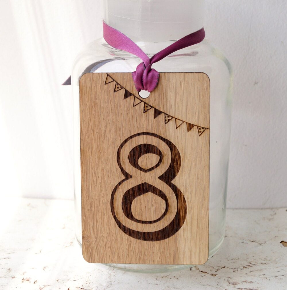 Wooden Table Numbers, Wedding Rustic Oak Wood Decor