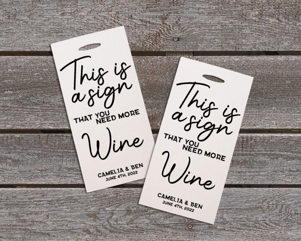 Wedding Wine Tags, Champagne Or Labels, Engagement Party Favors, Drop Off Party, Bridal Shower - Personalized