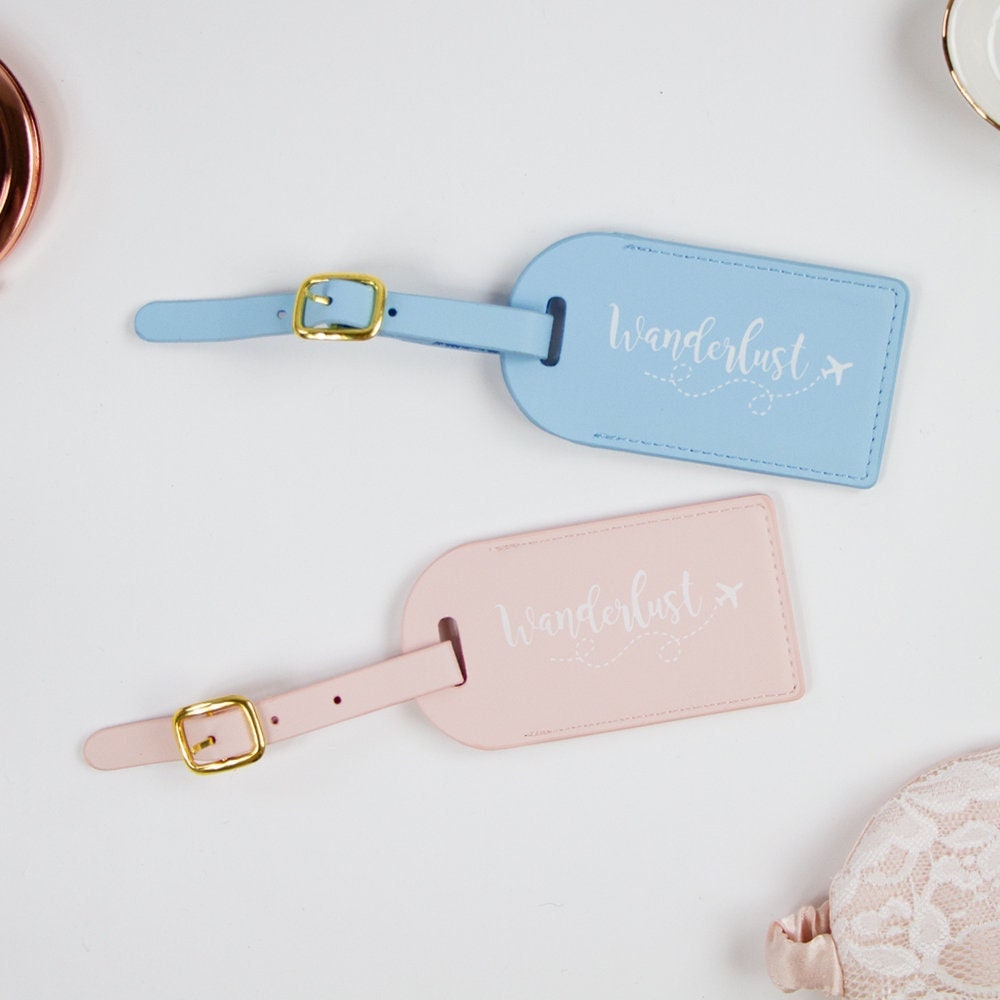 Bridesmaid Gift, Wedding Favor Tags, His/Her Luggage Tag, Tag Favors, Mr & Mrs Luggage Tag, Luggage Tags