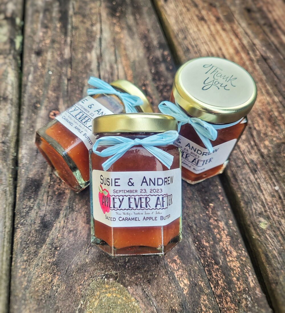 50 Rustic Jam Wedding Favors Personalized Bridal Shower Favors | 2Oz