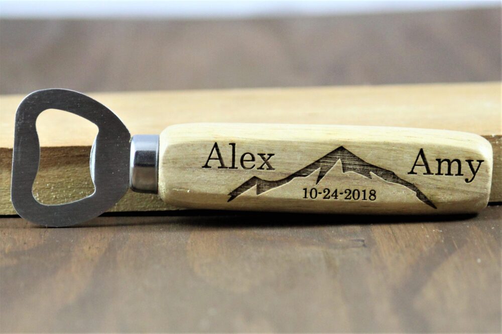 Wedding Favors For Guests, Rustic Favors, Bottle Opener Engraved Openers, Personalized Openers Bulk