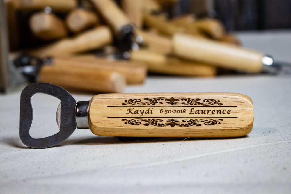Wedding Favors For Guests, Rustic Favors, Bottle Opener Engraved Openers, Personalized Openers Bulk