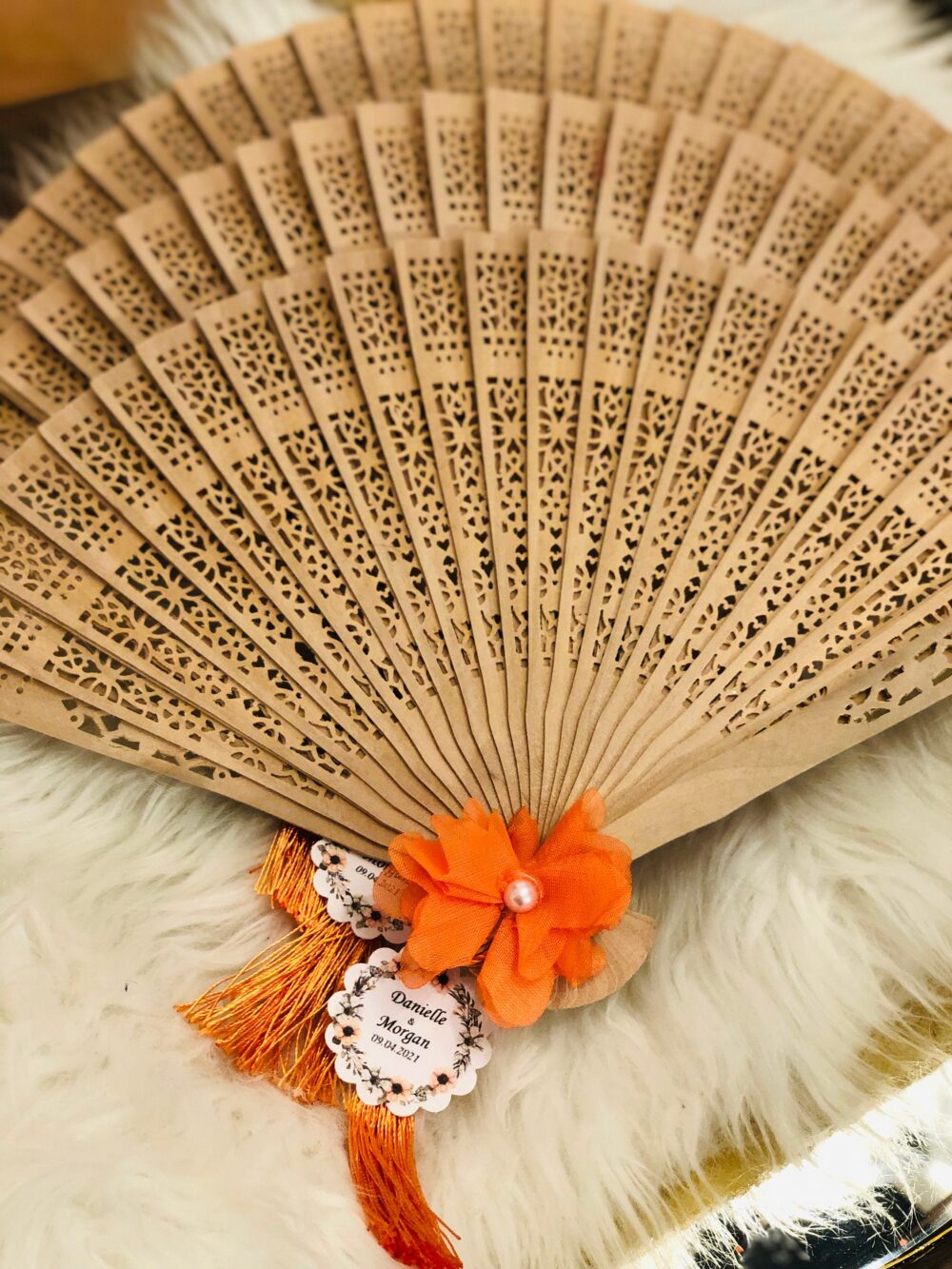 1-100Pcs Personalized Wedding Sandalwood Fans Favor, Custom Favor For Beach Summer Wooden Gifts, Bridal Hand Fan Guest in Bulk