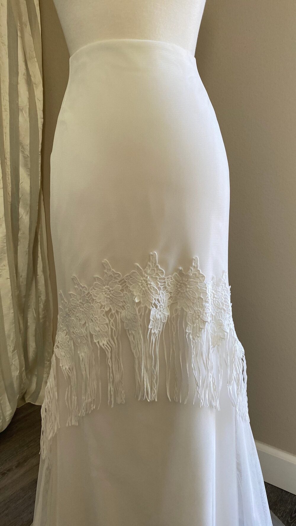 Wedding Skirt - Bridal Separates Wedding With Fringe Boho