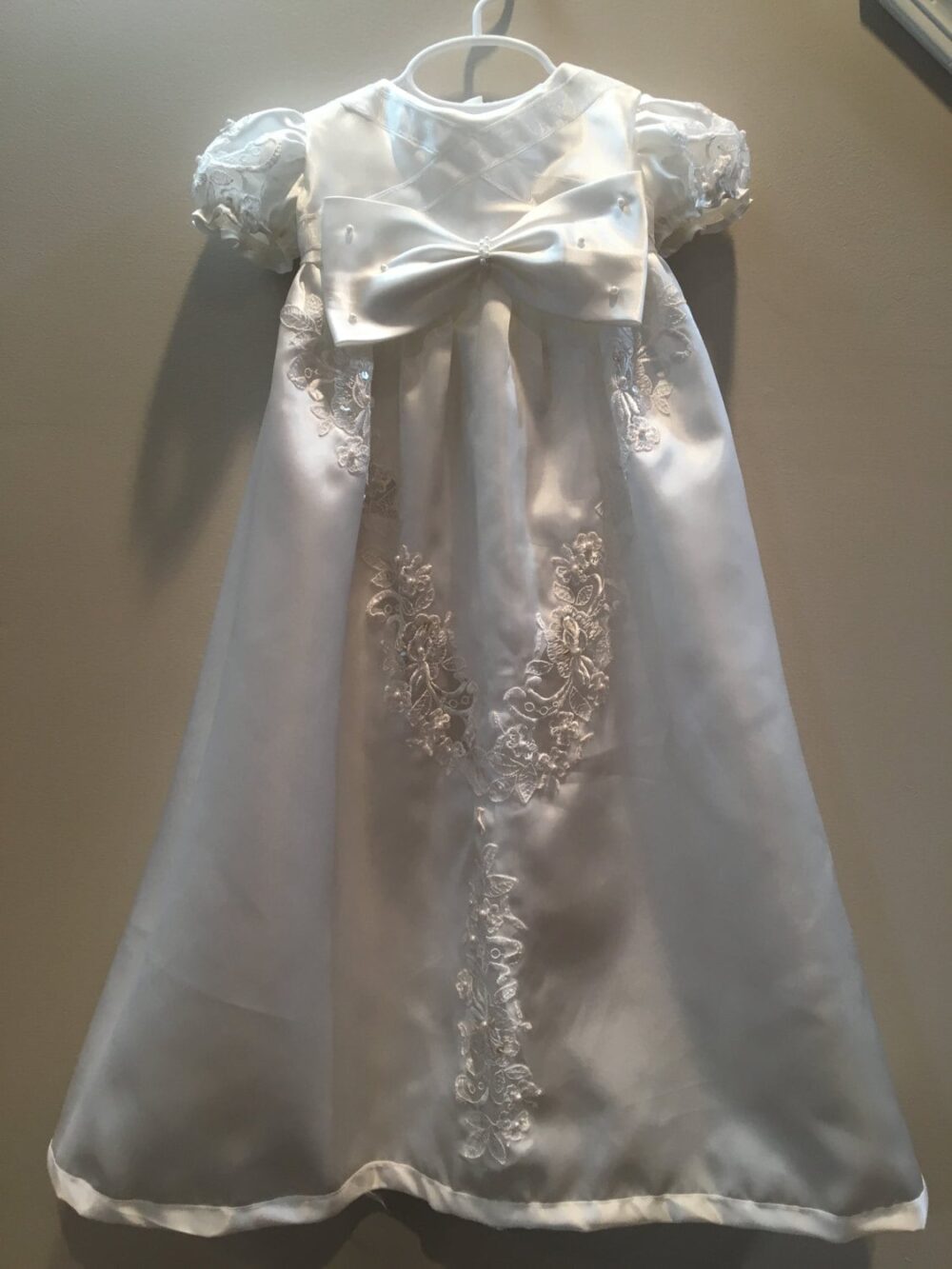 Custom Baptism/Christening Gown Dress | Baby Made From Wedding Dress, Each Different & Unique, Recycle Your Wedding Gown
