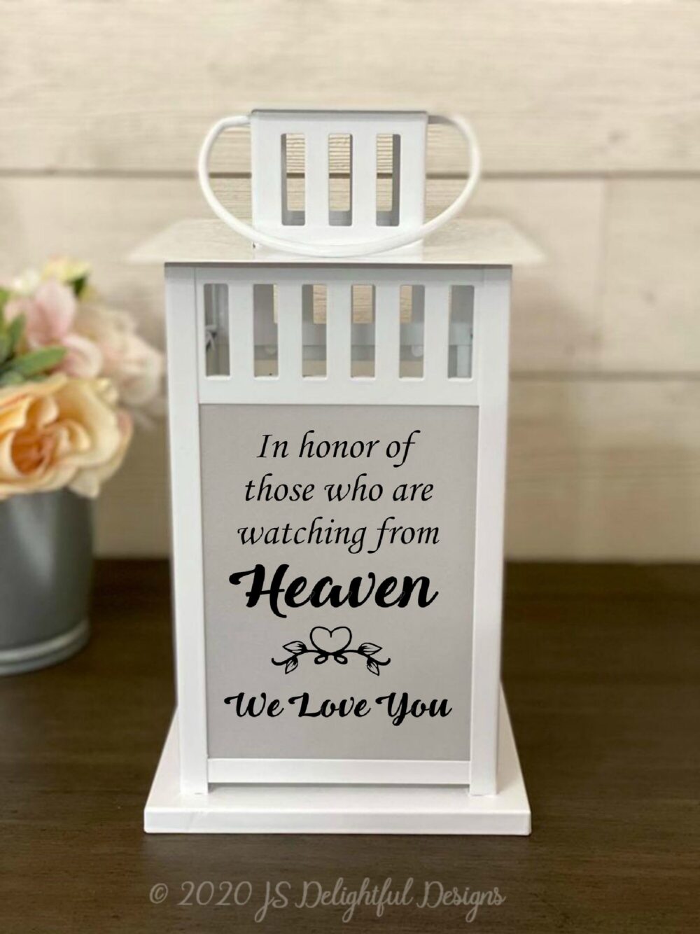 Wedding Lantern, Memorial Table, Memory Candle, Remembrance, Keepsake, in Honor Of Those Who Are No Longer