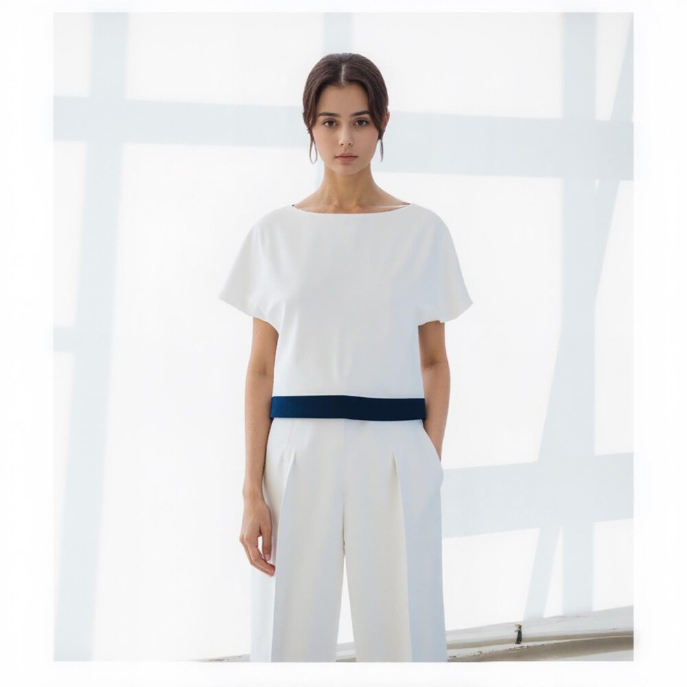 Amal Clooney Cream Pants Suit/ White Jumpsuit/ Wedding Jumpsuit/ Wide Leg Womens Bridal Formal Jumpsuit