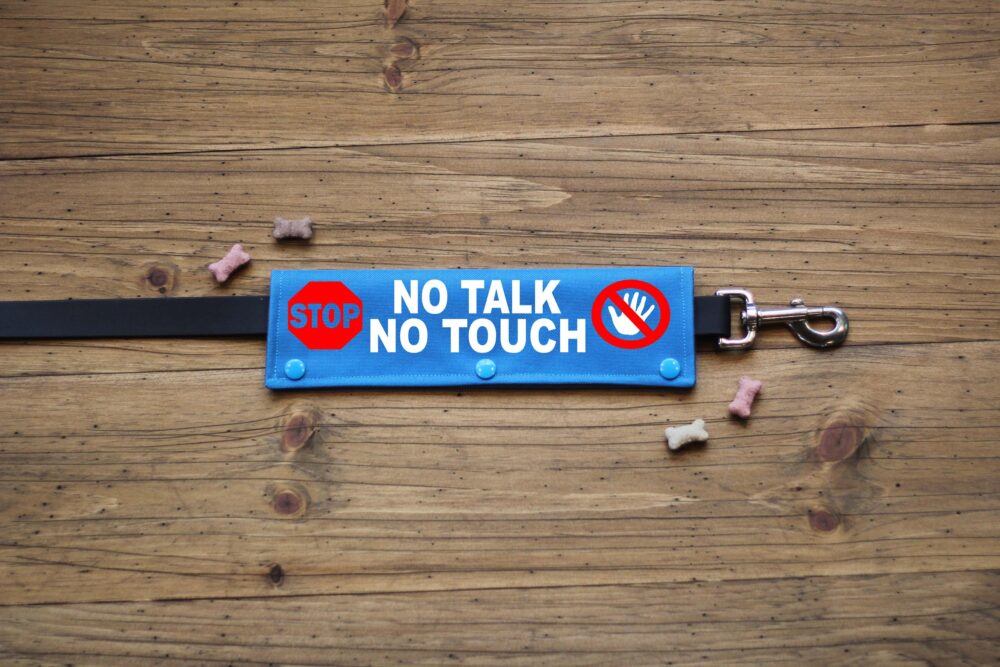 No Talk Touch Leash Wraps For Dogs Canvas Fabric