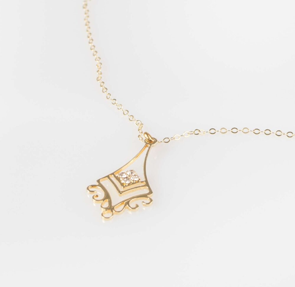 Bridal Necklace, Vintage Wedding Jewelry, Crystal Wedding Necklace