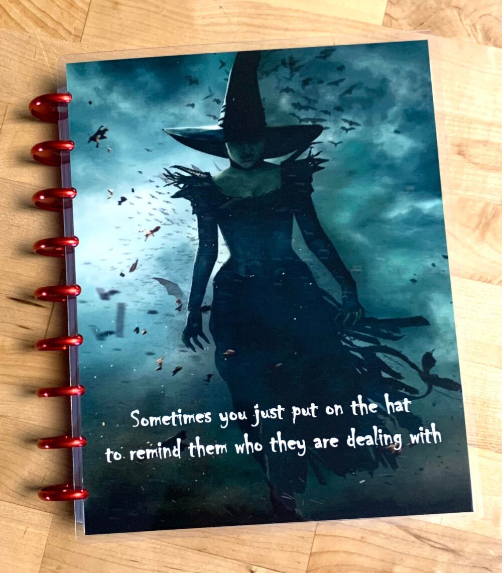 Front & Back Cover Set Oz Inspired Put On Your Witch Hat 4 Use W Classic/Minihappy Planner/Tul/Erin Condren | Lp/A5Coil/A5Ring/A5 Filofax~