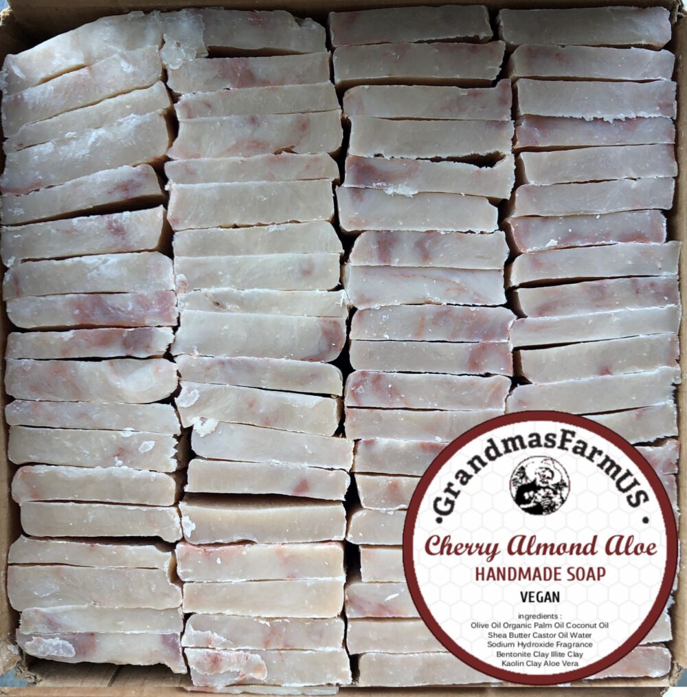 Cherry Almond Aloe 15 30 60 Handmade Soaps Odds Bulk Soap Samples Bridal Baby Shower Favors