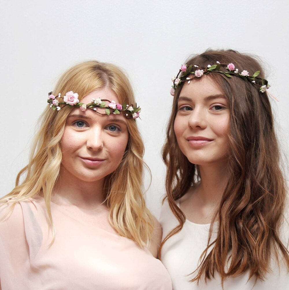 Floral Crown, Wedding, Pastel Flower, Tiara Bridal, Flower Festival Delicate Head Crown Bridesmaid