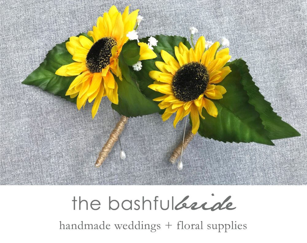 Sunflower Burst Boutonniere, Fall Wedding, Sunflower Corsage, Sunflower, Barn Groom Best Man