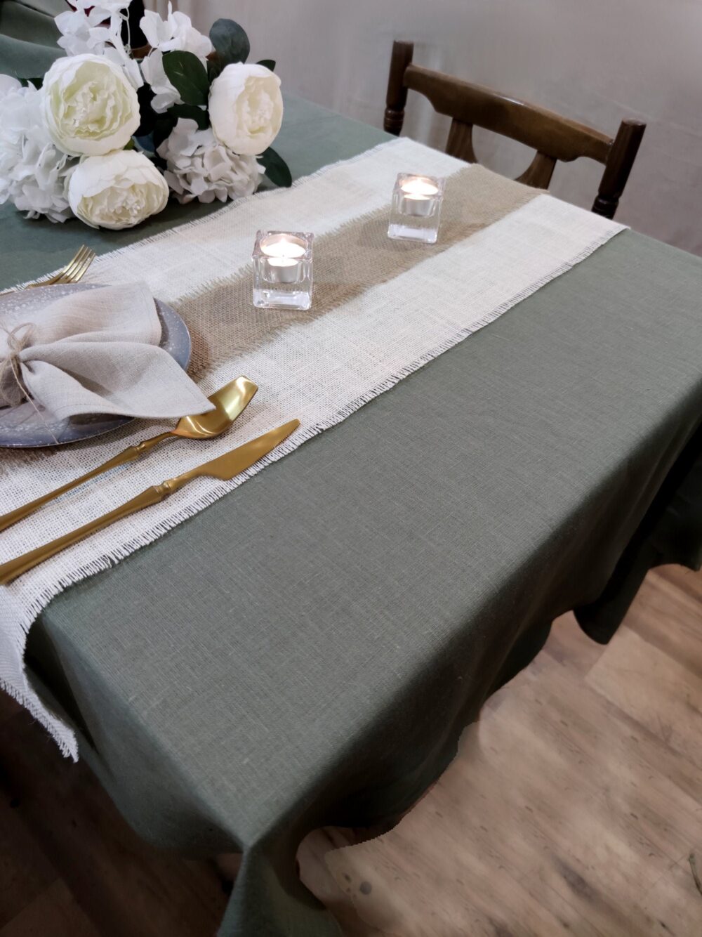 Jute Table Runner For Rustic Wedding, Burlap Centerpiece Farmhouse Decor, Wedding Burlap Table Runner, Custom Cover Events